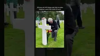 103 year old WWII fighter pilot finds his fallen wingman's grave after nearly 80 years