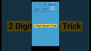 2 Digit Square Trick #square #tricks #maths #shorts #defence #ssc #banking