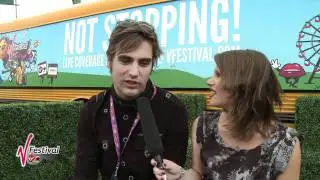 V Festival 2011 opener Charlie Simpson speaks to Pips
