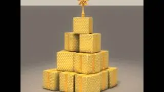 3D Model of Xmas Gift Box Tree Review
