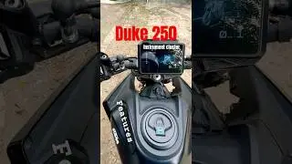 Duke 250 instrument cluster, features #shorts #ktmblog #automobile #motovlog #racer #rider