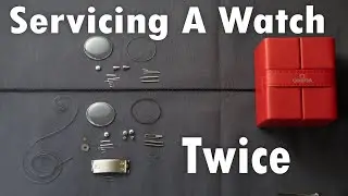 Servicing an Omega watch twice