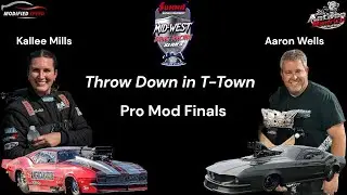 Кэлли Миллс против Аарона Уэллса в финале Pro Mod на Mid-West Drag Racing Series в Ти-Тауне