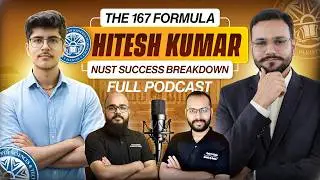 🎧 NUST 2026 NET-02 | 167 Marks Top Position &mdash; Hitesh Kumar | Topper Story | NUST CS 2026 Topper