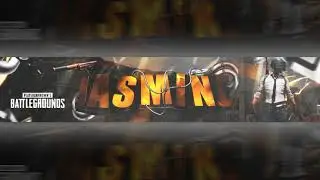 PUBG YOUTUBE BANNER TEMPLATE FREE DOWNLOAD LINK | PSD + C4D | #1