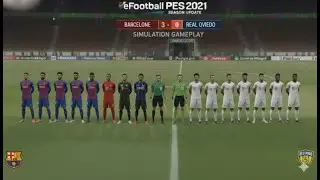 🔴 EN DIRECT : Barcelone vs Real Oviedo &ndash; Match complet PES 2021 en direct ⚽🔥 | ​​📝