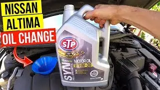Oil Change 2002-2018 Nissan Altima -Jonny DIY