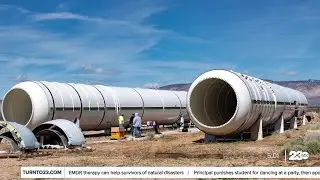 Two Solid Rocket Motors leave Mojave for Los Angeles