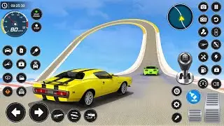 Muscle Car Stunt Mega Ramps 3D - GT Crazy Impossible Car Race Simulator - Android GamePlay