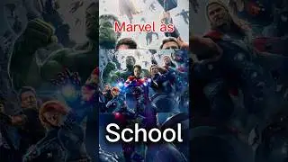MARVEL universe as School #marvel #marvelhero #mcu #mcushorts #marvelcinematicuniverse #Movieser