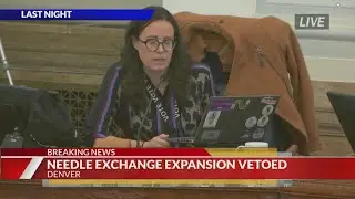 Denver mayor vetoes measure that removed buffer between needle exchanges, schools