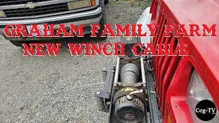 Graham Family Farm: New Winch Cable
