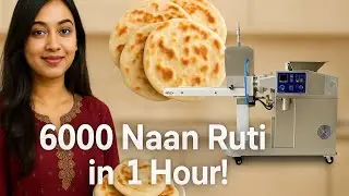 Naan Dough Ball Machine UK | Make 6,000 Naan Ruti Balls/Hour | London Bakery & Restaurant Tool