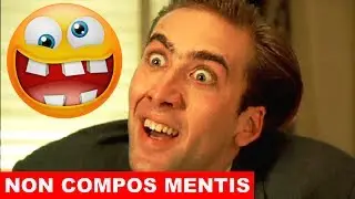Учите английские слова &mdash; NON COMPOS MENTIS &mdash; значение, урок словарного запаса с картинками и прим...