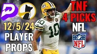 PRIZEPICKS UNDERDOG NFL THURSDAY NIGHT FOOTBALL 12/5 CORE PLAYER PROPS!! PACKERS LIONS