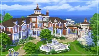 WEDDING DAY INN 👰 (Hotel) | The Sims 4: Spark'd Destination Wedding Challenge | Speed Build (No CC)
