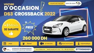 Citroen DS3 Crossback 2022 🤩🚘 |17 000 Km | Diesel | Automatique | Voitures d'occasion NADO.MA