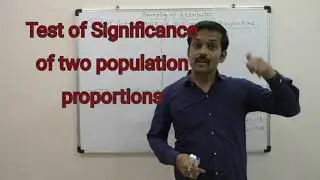 Test of Significance of difference  of two proportions | Hypothesis Testing | Z test |