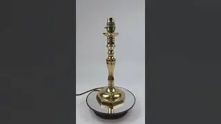 Illuminate Your Home with a Vintage Brass Accent Lamp! 🛋️✨