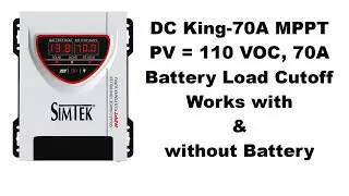 Simtek DC King 70A mppt solar charge controller 2025 complete review (Urdu/Hindi)