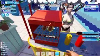 [4K] WATERPARK SIMULATOR Blind Let's Play Day 16 UNLOCKING THE TICKET MACHINE