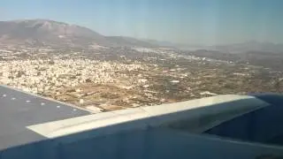 Blue Air LCA-ATH Landing September 2015