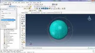 Abaqus Tutorial -  Spherical Geometry Meshing