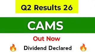 CAMS Q2 Results | Cams Results Today | Cams Share News | Computer Age Management Services | CAMS