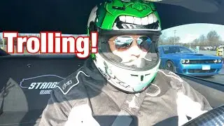 POOR HELLCAT Drag Raced My MUSTANG! *LOL
