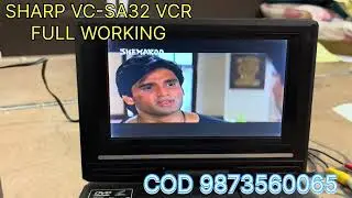 SHARP VC-SA32 VCR FULL WORKING CASH ON DELIVERY 9873560065