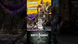 MK1 Conan Shujinko Combos Over 500 Damage vs Li Mei Sub Zero Johnny Cage & Reptile #conan #mk1combos
