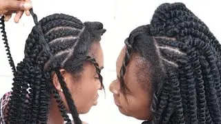 😳😳 Trying Out The New ILLusion Hairline Crochet Braid Method/step by step