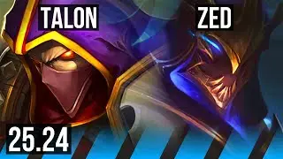 TALON vs ZED (MID) | KR Master | 25.24