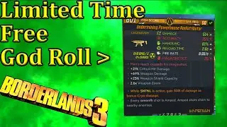 Free Redistributor Giveaway! Limited Time! Borderlands 3