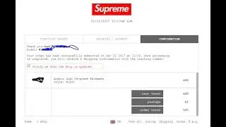 Supreme arabic logo facemask FW17 WEEK 18 MANUAL LIVE COP!