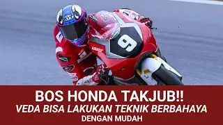 GILA! VEDA EGA PRATAMA SUDAH PAKAI TEKNIK PEMBALAP ELIT SEBELUM DEBUT MOTO3 2026