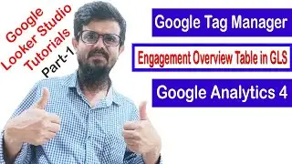 How to Build a GA4 Engagement Overview: Page Title and Screen Class Table Tutorial #lookerstudio