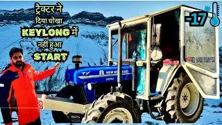 INDIA FIRST 4*4 TRACTOR TRAVELLING MANALI TO JISPA @Himachalifamily5 @befikraoverlander