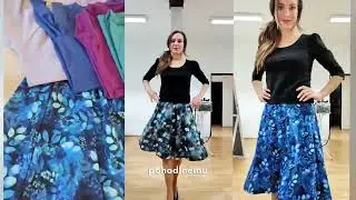 Jak vypadá půlkolová sukně a komu sluší? 🌸
