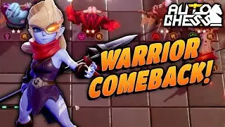 INSANE Late Game Fights with a Warrior Comeback! | Auto Chess(Mobile, PC, PS4)| Zath Auto Chess 269