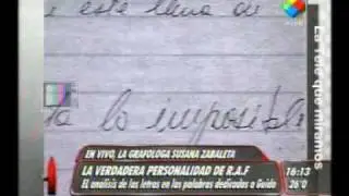 La graf&oacute;loga, Guido y las cartas de Ricky (A)
