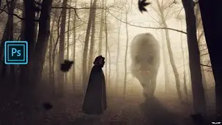 Red riding Hood and The Big Wolf - Photoshop Manipulation Tutorial