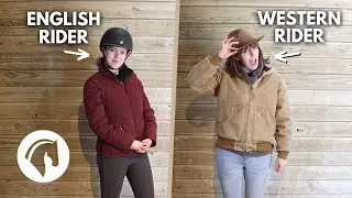 ENGLISH RIDER VS WESTERN RIDER *funny 😂
