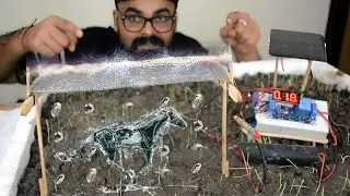 Water Making With High Voltage Electricity / Solving Desert Water Shortages