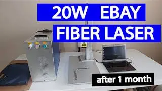Настройка и впечатления от волоконного лазера мощностью 20 Вт с Ebay после 1 месяца использования