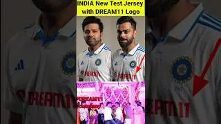 INDIA New Test Jersey with DREAM11 Logo