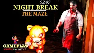 NIGHT BREAK : THE MAZE Gameplay / Android Gameplay (horror game mobile)