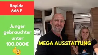 Junger gebrauchter Teilintegrierter Rapido 666F mit MEGA Ausstattung unter 100.000€ - TOP Wohnmobil