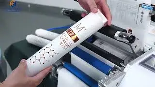 Semi automatic round bottle labeling machine (suitable for plastic bottles, tin cans, etc.)