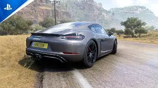 Forza Horizon 5 Ps5 | Porsche 118 Cayman GTS | Logitech G923 Steering Wheel